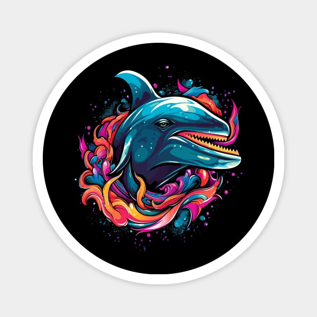 Dolphin Smiling Magnet by JH Mart